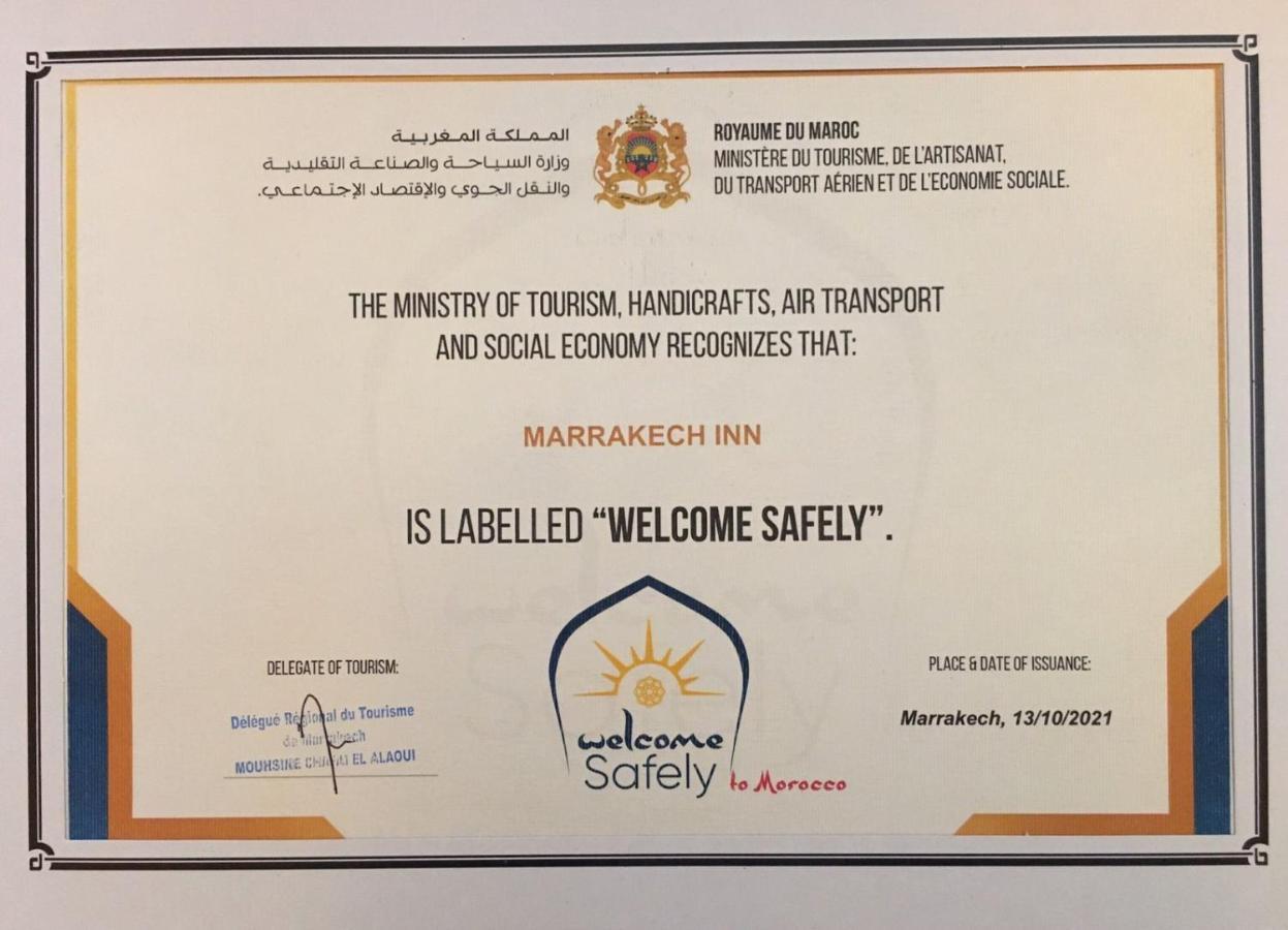Appart-Hotel Marrakech Inn Marrákes Kültér fotó